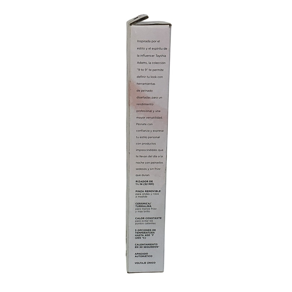 Conair Tayshia 9 to 9 1.25" Tourmaline Ceramic Curling Wand New Open‎ Box NEW - Picture 3 of 5